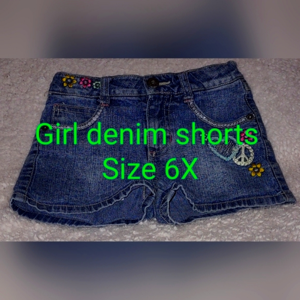 Bongo girl denim shorts size 6X